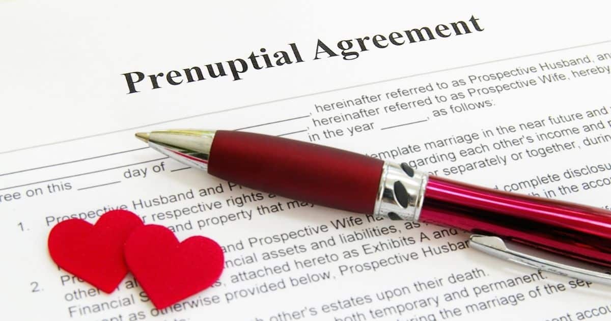 prenuptial agreement