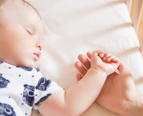 baby grunting in sleep