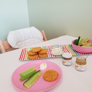 Baby Weaning Spicy Pumpkin and Chickpea Patties