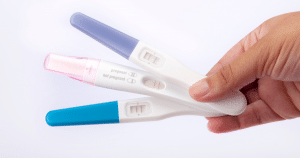 Blue or Pink Dye Pregnancy Tests