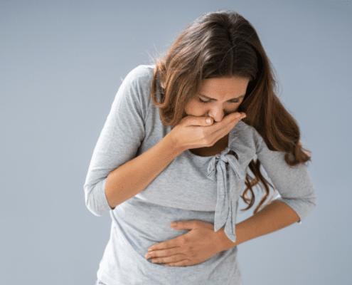 nausea during ovulation