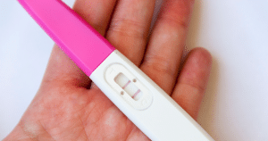 positive pregnancy test
