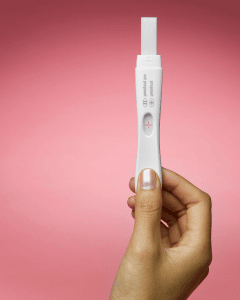 positive pregnancy test image