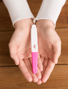 pregnancy test after implantation bleeding happen