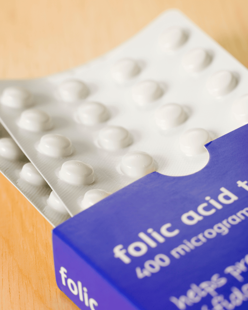 folic acid 4 weeks pregnant