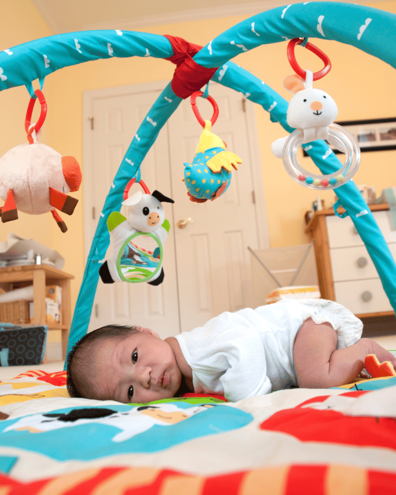 3 month old tummy time