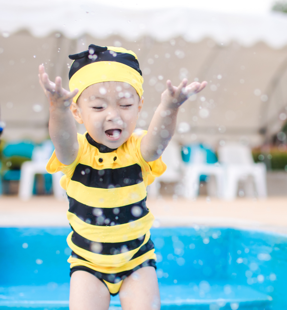 toddler swimming