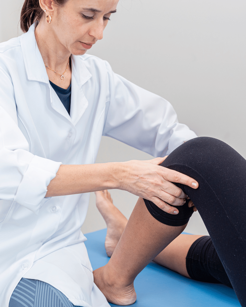 postpartum knee pain treatment