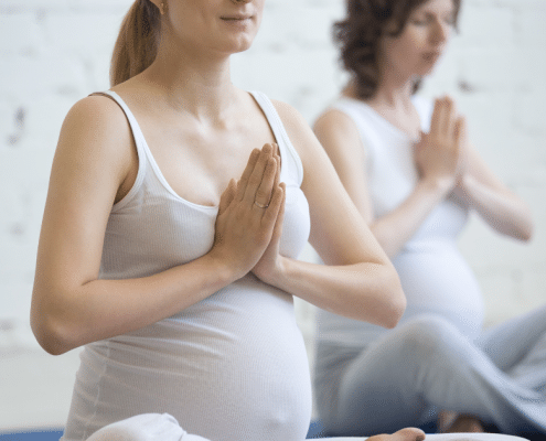 pregnancy yoga