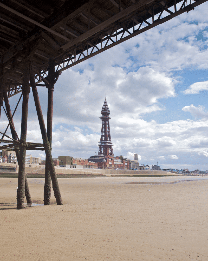 Blackpool prom