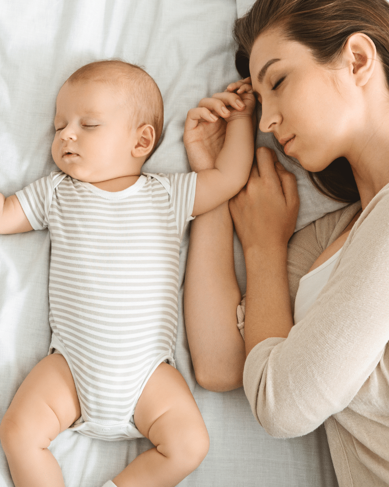 how to safely co sleep with newborn