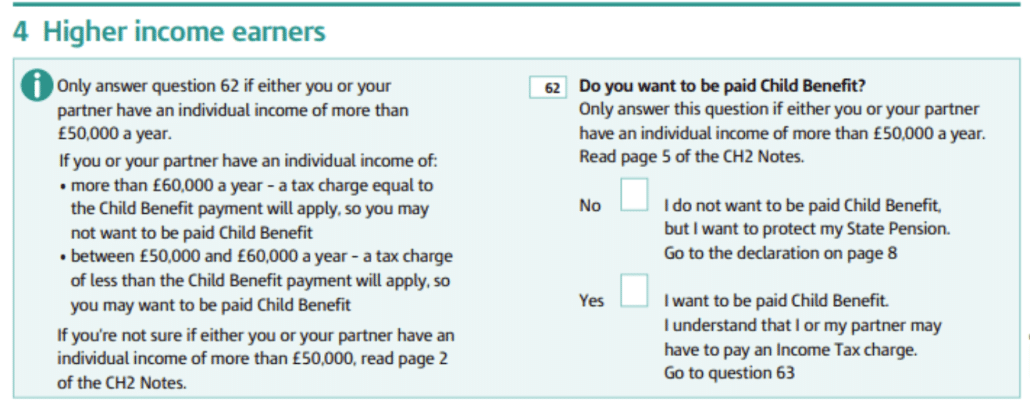 child benefit