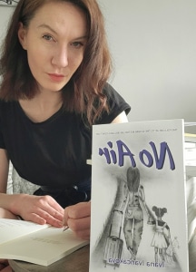 Ivana and her published book: No Air