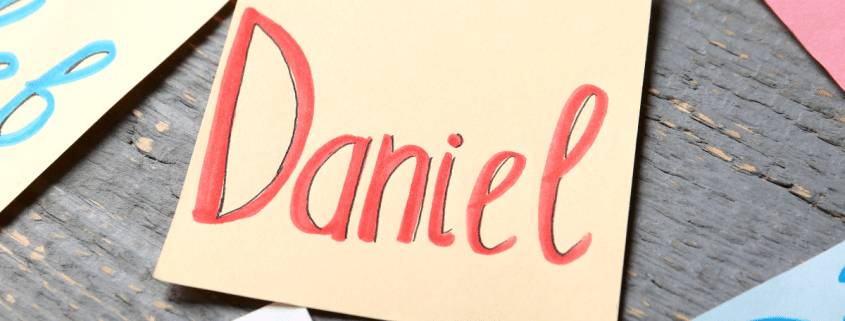 middle names for daniel